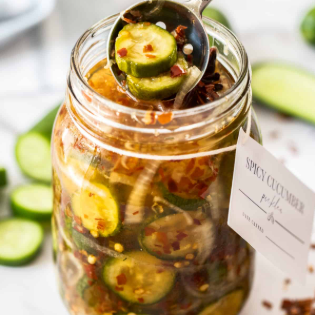 Chilli pickled cucumber